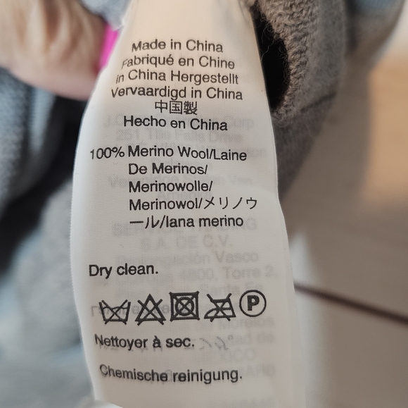 J. Crew Heather Gray Merino Wool Crew Neck Sweater - Picture 5 of 8